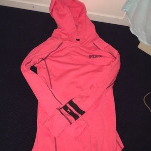 Women’s PINK polyester hoodie